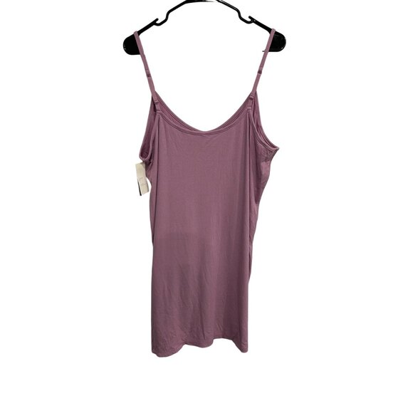Stars Above NWT Beautifully Soft Ribbed Pink Slip Lounge Dress SZ XXL - Picture 2 of 9